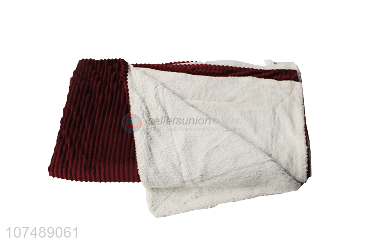 High quality super warm soft berber fleece blanket for winter