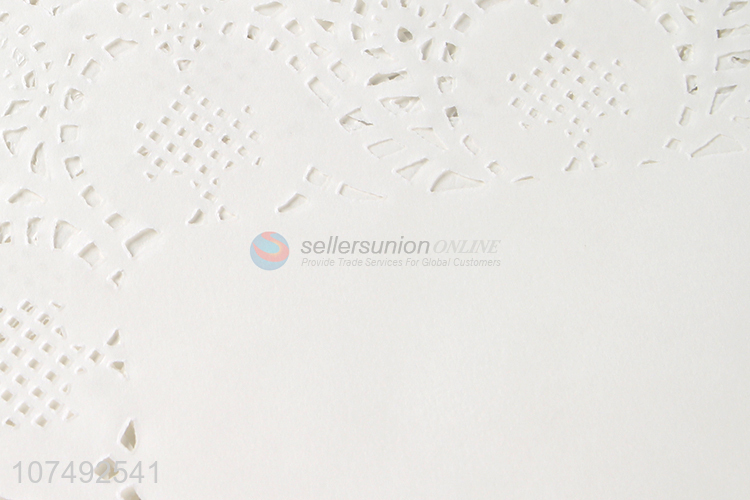 Hot Sale High Quality Disposable White Square Lace Paper Doilies