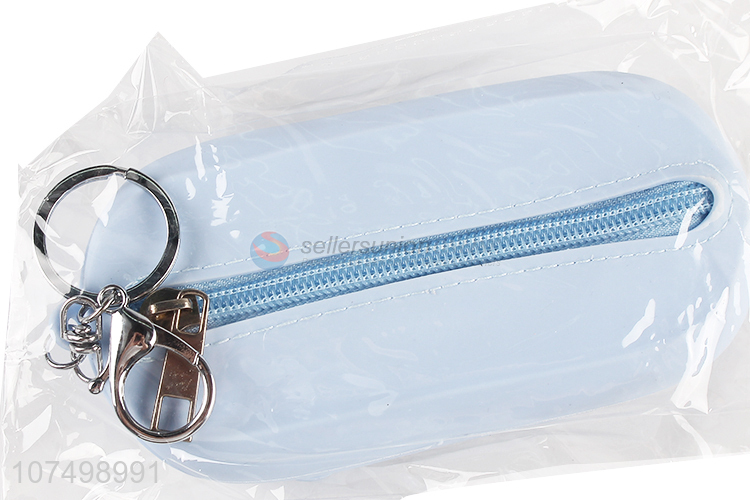 Best Quality Silicone Pen Bag With Key Chain For Students
