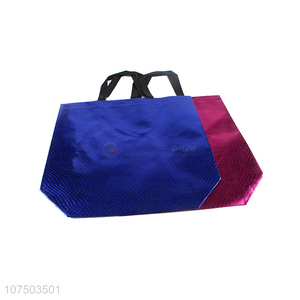 Competitive Price Colorful Non-woven Reusable Shopping Tote Bag
