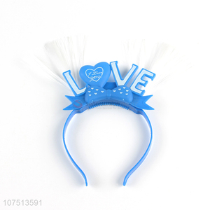 High quality Valentine party led flashing hair clasp for women