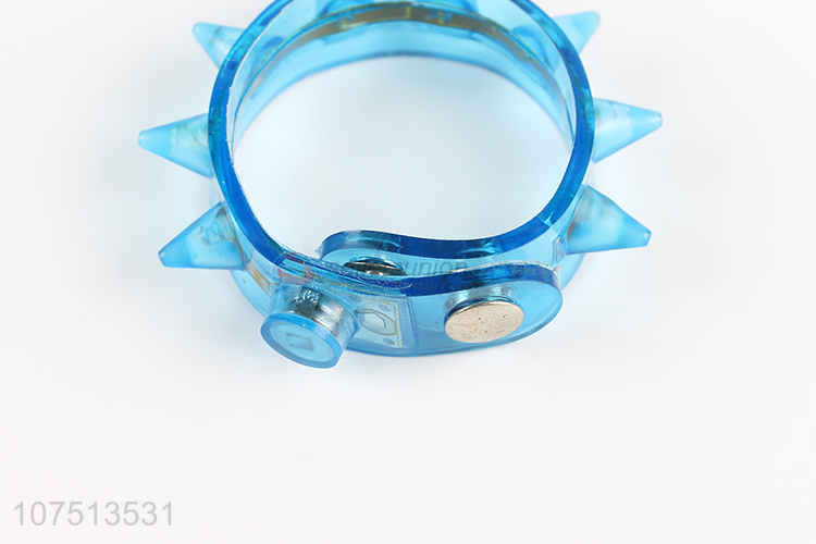Hot selling led flashing spiky bracelet blinking bracelet for party