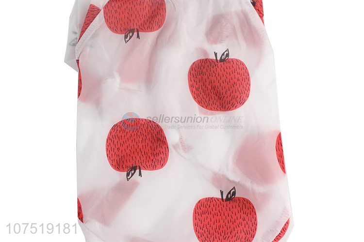 Popular products pet clothing apple printed dog sun-protective jacket