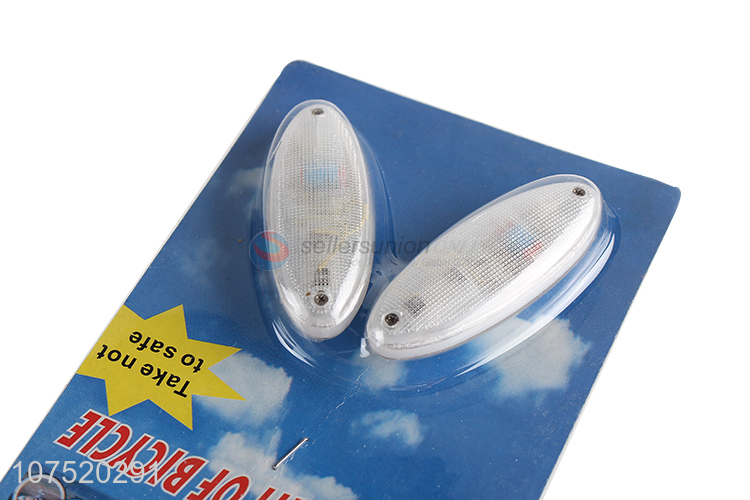 Custom logo durable bicycle alarm lights bicycle wheel lights
