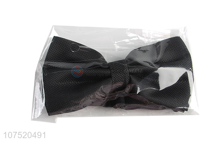 Good sale grid double-folded bow tie for men