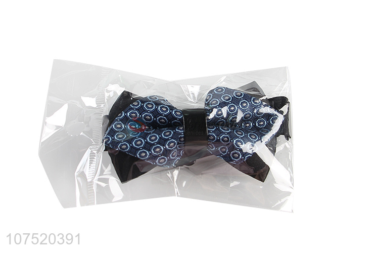 Factory direct sale personalized polyester men's bow tie