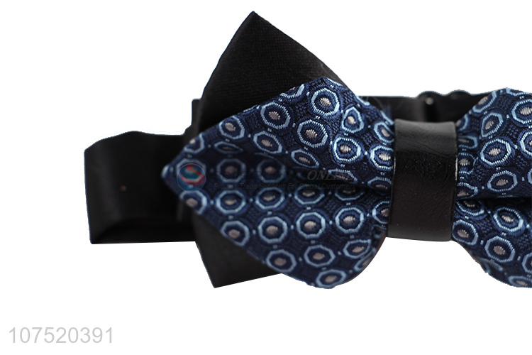Factory direct sale personalized polyester men's bow tie