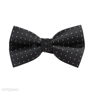 Hot selling trendy polka dot bow tie for men