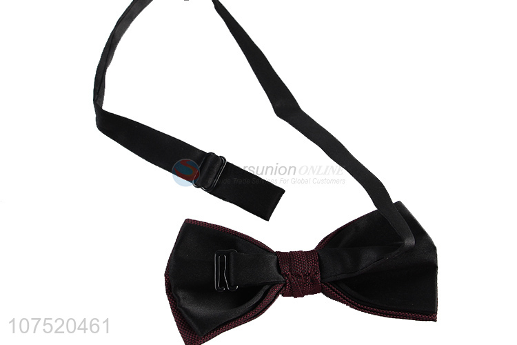 Bottom price popular men's bow tie with adjustable band