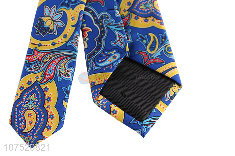 Best selling fancy digital printing polyester necktie for men