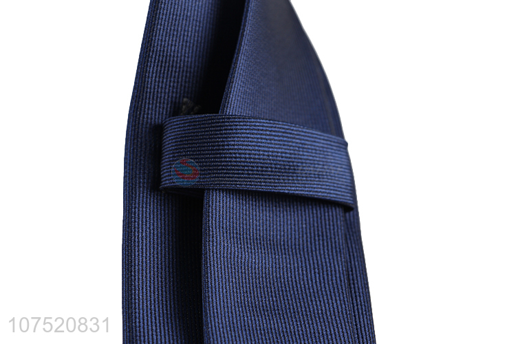 Wholesale solid color men's necktie polyester neckties