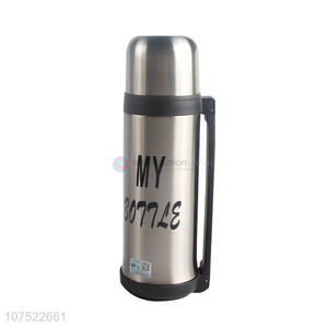 Custom logo portable stainless steel vacuum cup thermos flask thermal bottle
