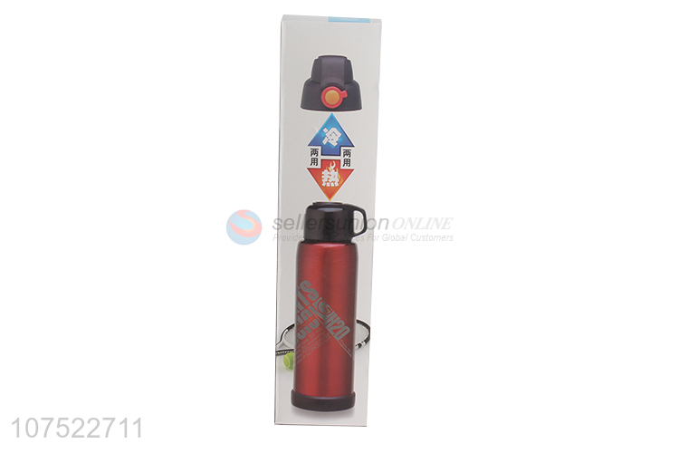 High quality hots & cold water stainless steel vacuum cup thermos bottle