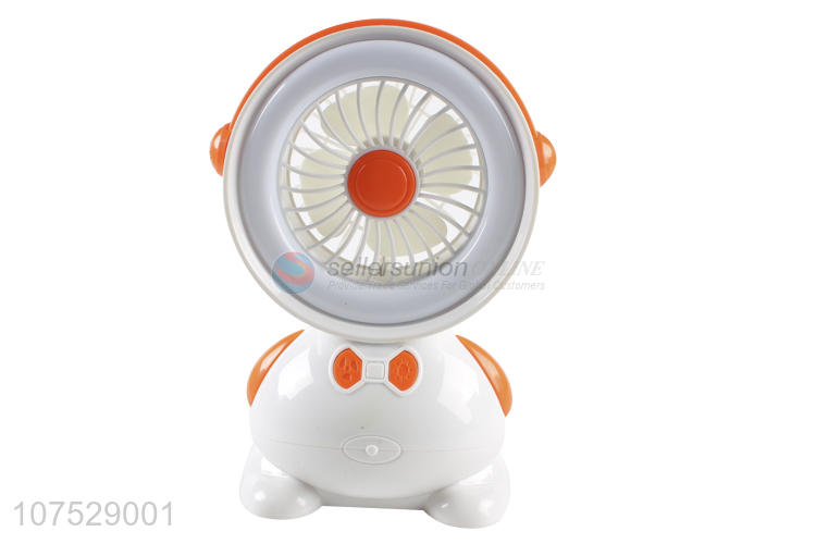 Good Quality Multifunctional Usb Rechargeable Desk Lamp Fan With Led Light