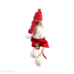 Hot sale Christmas fabric doll kids toy for home decoration