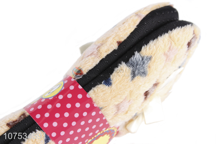 Hot products anti-slip plush slippers indoor shoes for women