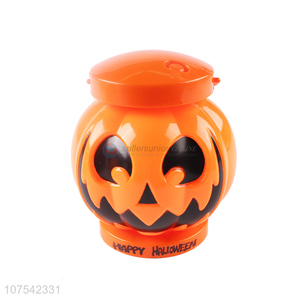New Selling Promotion Led Flashing Halloween Pumpkin Candy Buckets