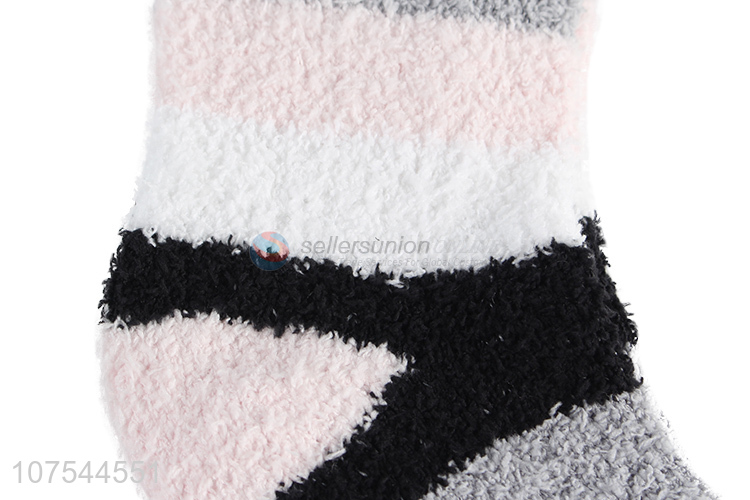 Factory Price Winter Warm Thick Comfortable Half Fleece Socks