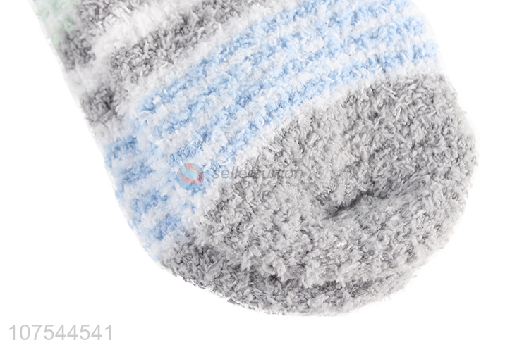 Good Quality Winter Warm Breathable Comfortable Half Fleece Socks