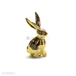 Good Quality <em>Porcelain</em> <em>Crafts</em> Rabbit Ceramic Ornaments For Decoration