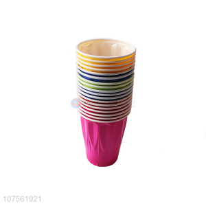 Best Sale 50 Pieces Colorful Plastic Cup <em>Disposable</em> Cup
