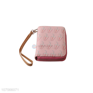 Latest arrival <em>women</em> zipper pu leather <em>purse</em> long wallets