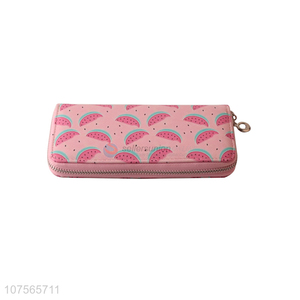 Hot products <em>women</em> pu leather <em>purse</em> ladies card holder wallet