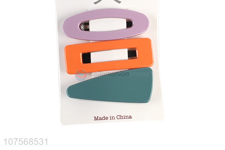 New arrival candy color Korean style hair clips sweet bb clip for girls