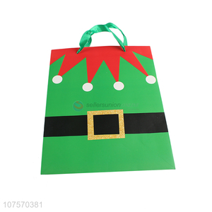 New design Christmas paper gift bag paper souvenir bag