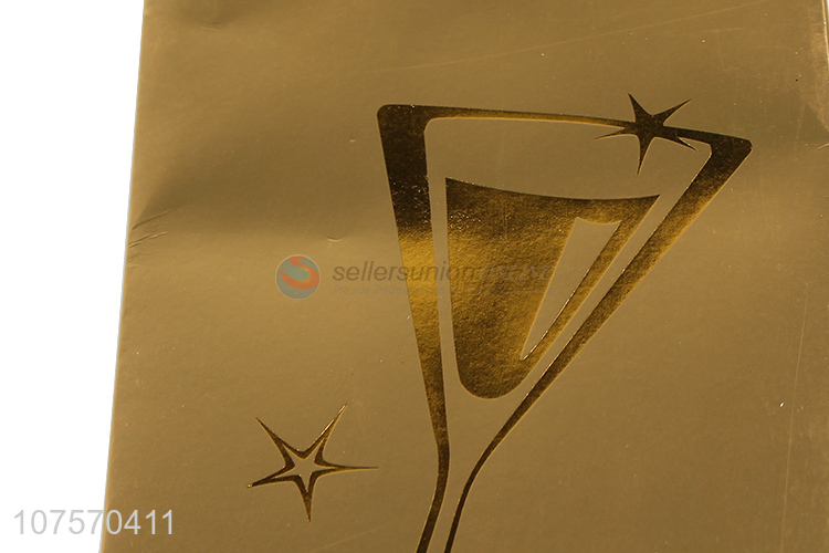 Popular products hot stamping paper wine bag wine bottle packing bag