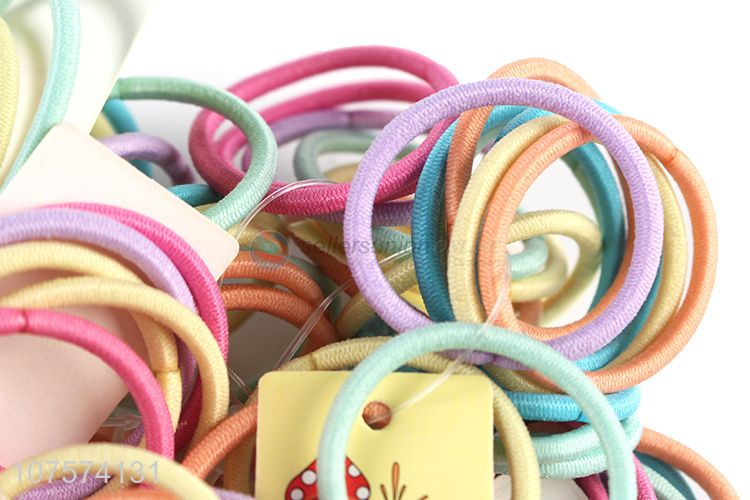High Quality Colorful Rubber Band Hair Rope Kids Hair Ring