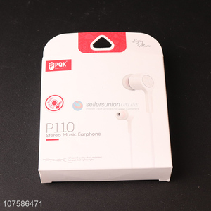 Factory direct sale 3.5mm wired earphone headphone with microphone