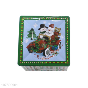 Newest Colorful Square Tin <em>Box</em> Christmas Gift <em>Packing</em> <em>Box</em>