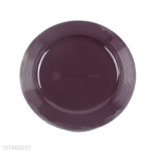 Factory supply dark purple electroplated plates with high quality