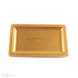 Square shape low price plastic plates for dinner and fruits