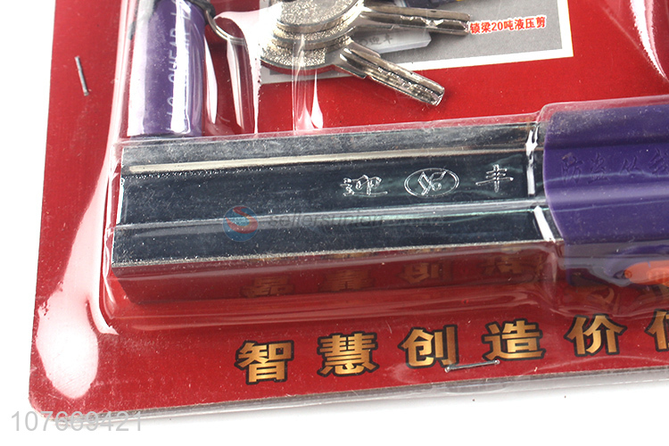 Most popular multi-use iron lock u shape glass door lock