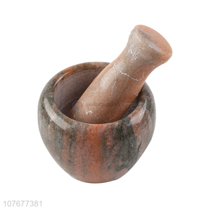 Best Selling Natural Marble Mortar And Pestle Set Kitchen Tools