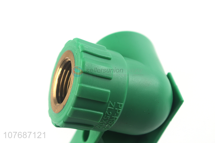 Popular product double plastic pipe fitting double elbow tube fitting