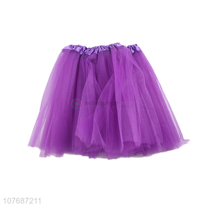 Best selling children short skirt yarn skirt for party