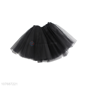 Wholesale popular kids short skirt gauzy shirt yarn skirt
