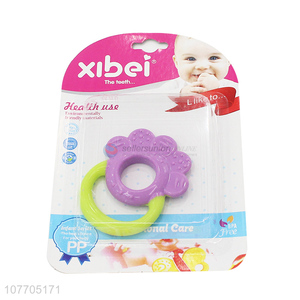 Competitive price eco-friendly newborn baby teething toy baby teether