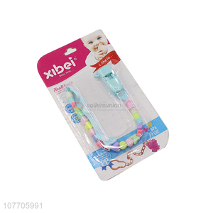 Hot selling baby pacifier chain baby <em>nipple</em> clip