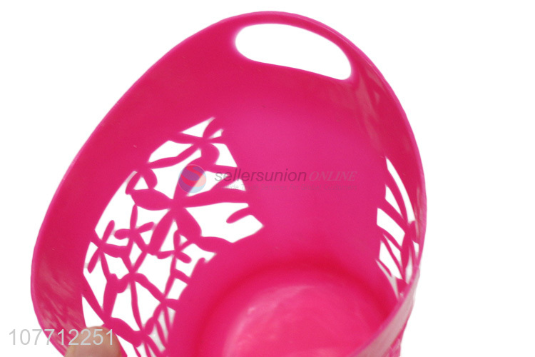New Design Plastic Storage Basket With Handle For Home And Office