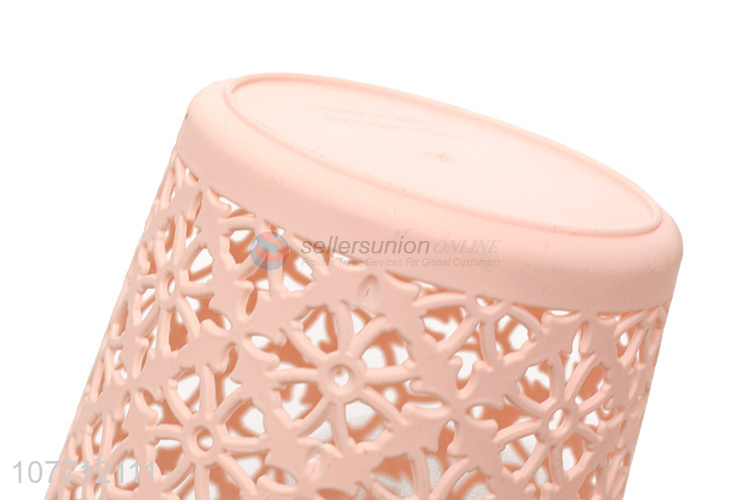 New Arrival Pink Hollowed-Out Storage Basket For Home And Office