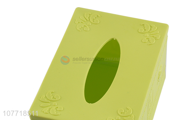 Wholesale low price table tissue box for household