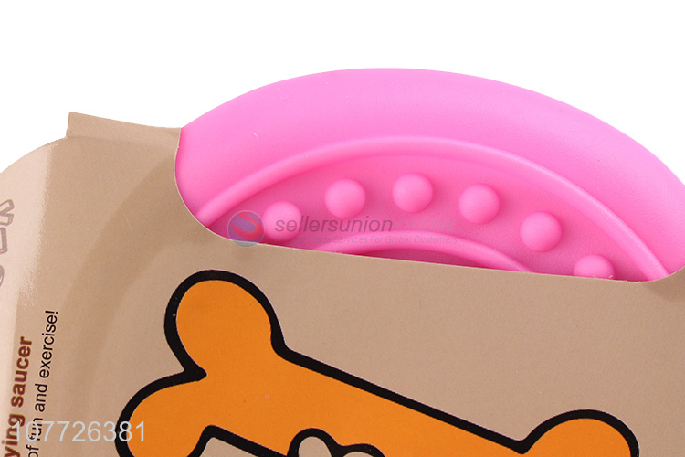 Attractive price new type flying saucer plate pets toy 