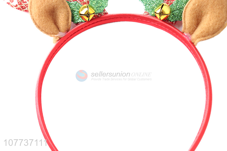 Factory direct Christmas headband big antlers series holiday party headdress for children