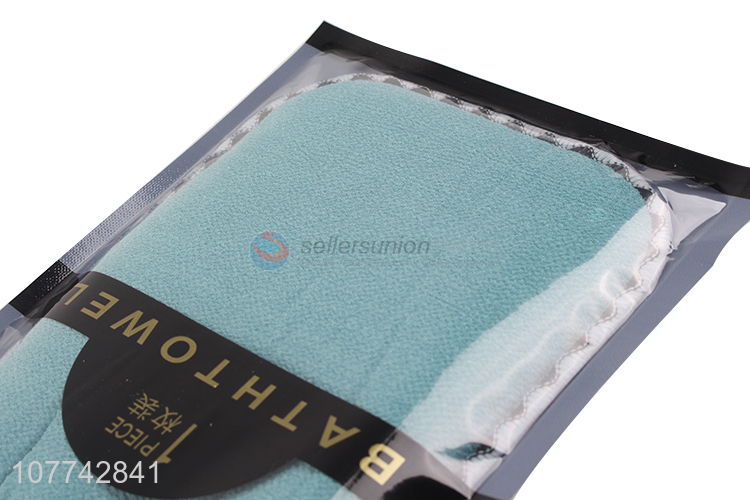 New arrival blue scrub towel cloth with high quality