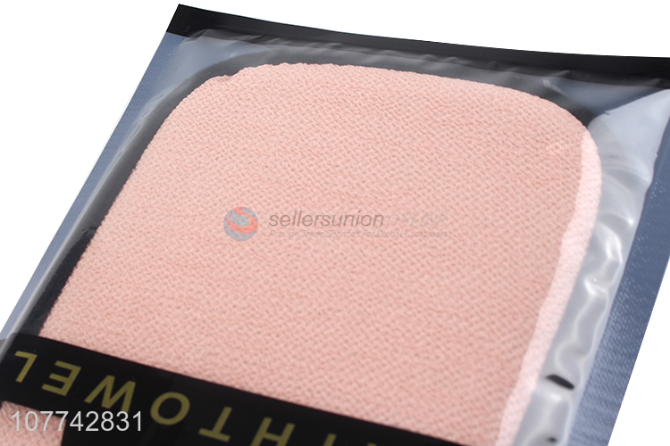 High quality pink scrub towel cloth for household