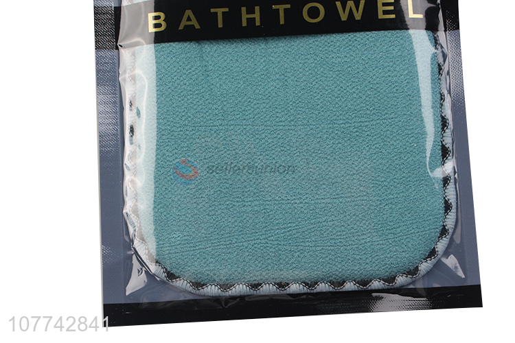 New arrival blue scrub towel cloth with high quality
